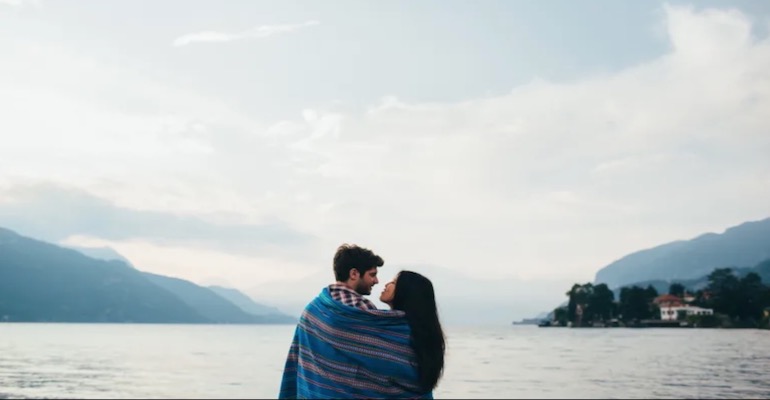 couple looking at each other