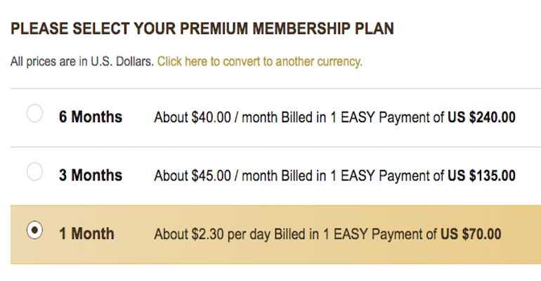 membership plan